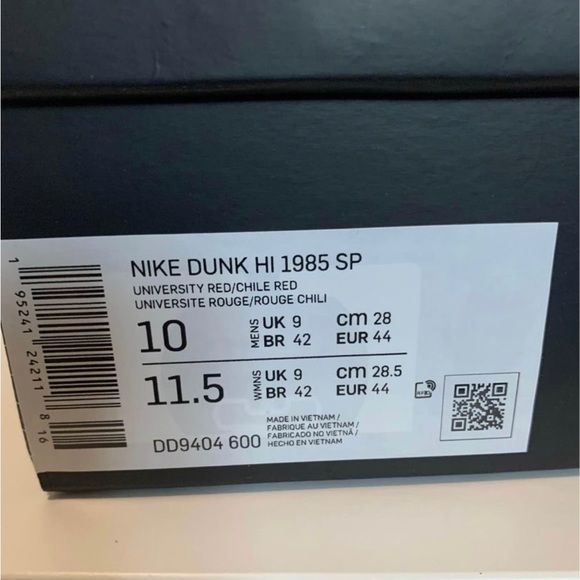 Brand New (deadstock) Nike Dunk High 85 SP - Picture 3 of 4